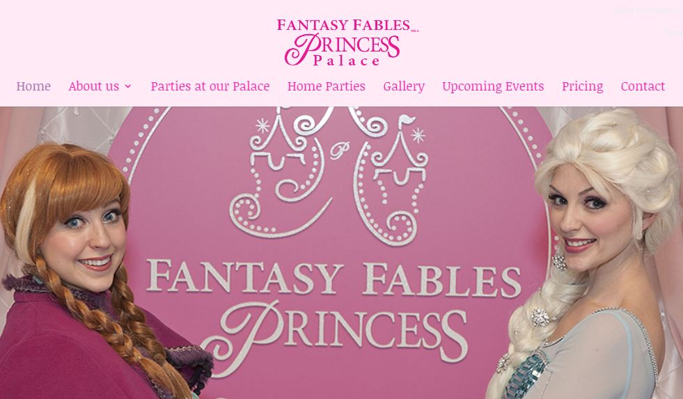 Fantasy Fables Palace Website